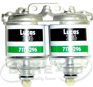 Case Double/Dual Fuel Filter Assembly 1/2" UNF