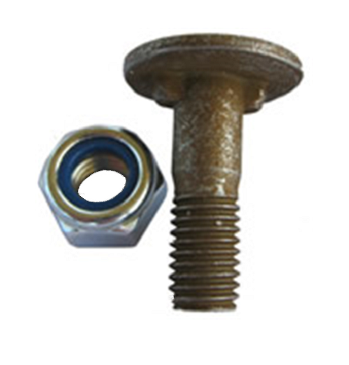 Disc Mower Blade Nuts & Bolts (Lot of 6) - Suits: Lely